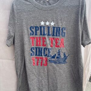 Gray Graphic Kids T-Shirt